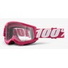 Gogle 100% STRATA 2 FLETCHER (Szyba Przezroczysta Anti-Fog, LT 88%-92%) (NEW)