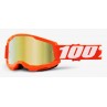 Gogle 100% STRATA 2 ORANGE (Szyba Złota Lustrzana Anti-Fog, LT 28%+/-5%) (NEW)