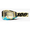 Gogle 100% RACECRAFT 2 AIRBLAST (Szyba Przezroczysta Anti-Fog, LT 88%-92% + 10 Zrywek) (NEW)