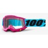 Gogle 100% ACCURI 2 LEFLEUR (Szyba Przezroczysta Anti-Fog, LT 88%-92%) (NEW)