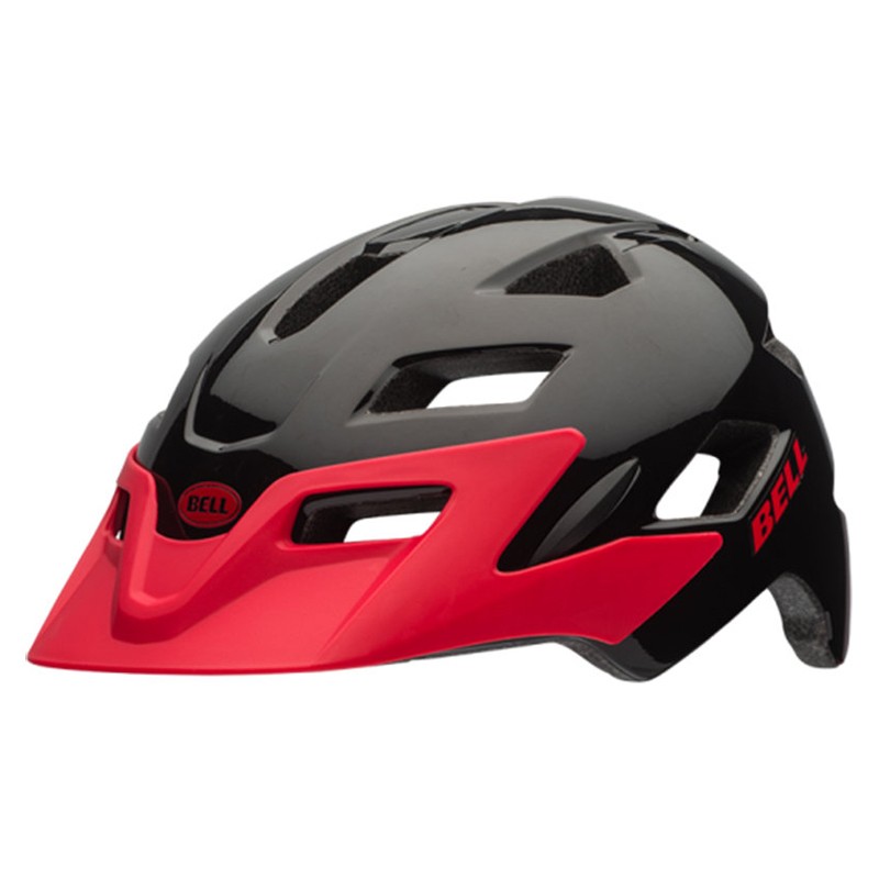 Kask dziecięcy BELL SIDETRACK black red roz. Uniwersalny (47–54 cm) (DWZ)