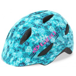 Kask dziecięcy juniorski GIRO SCAMP blue floral roz. XS (45-49 cm) (DWZ)