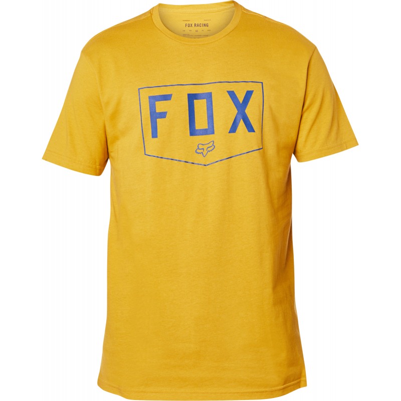 T-SHIRT FOX SHIELD PREMIUM MUSTARD