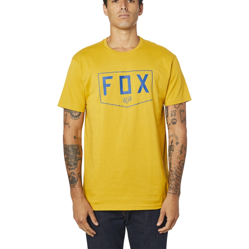 T-SHIRT FOX SHIELD PREMIUM MUSTARD