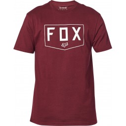 T-SHIRT FOX SHIELD PREMIUM CRANBERRY