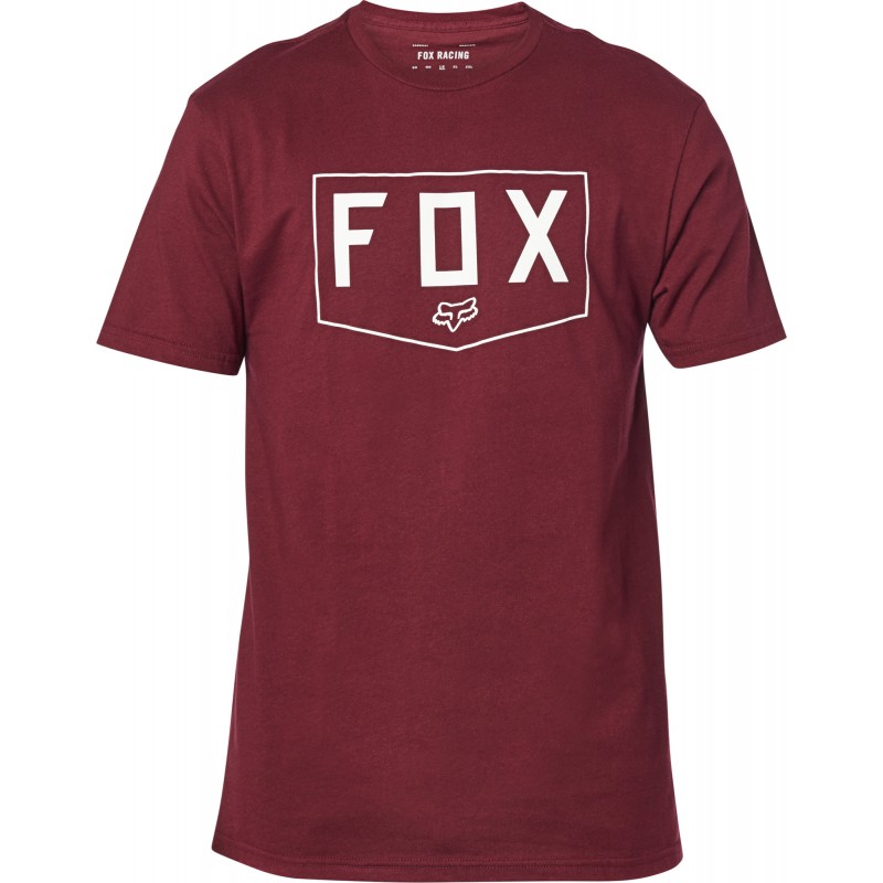 T-SHIRT FOX SHIELD PREMIUM CRANBERRY