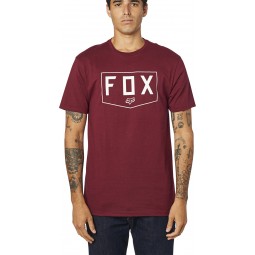 T-SHIRT FOX SHIELD PREMIUM CRANBERRY