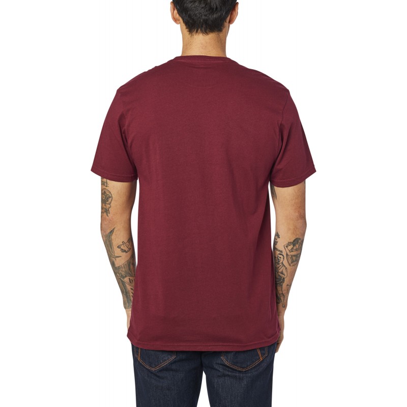 T-SHIRT FOX SHIELD PREMIUM CRANBERRY