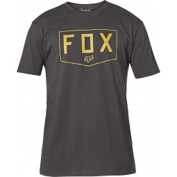 T-SHIRT FOX SHIELD PREMIUM BLACK/GOLD