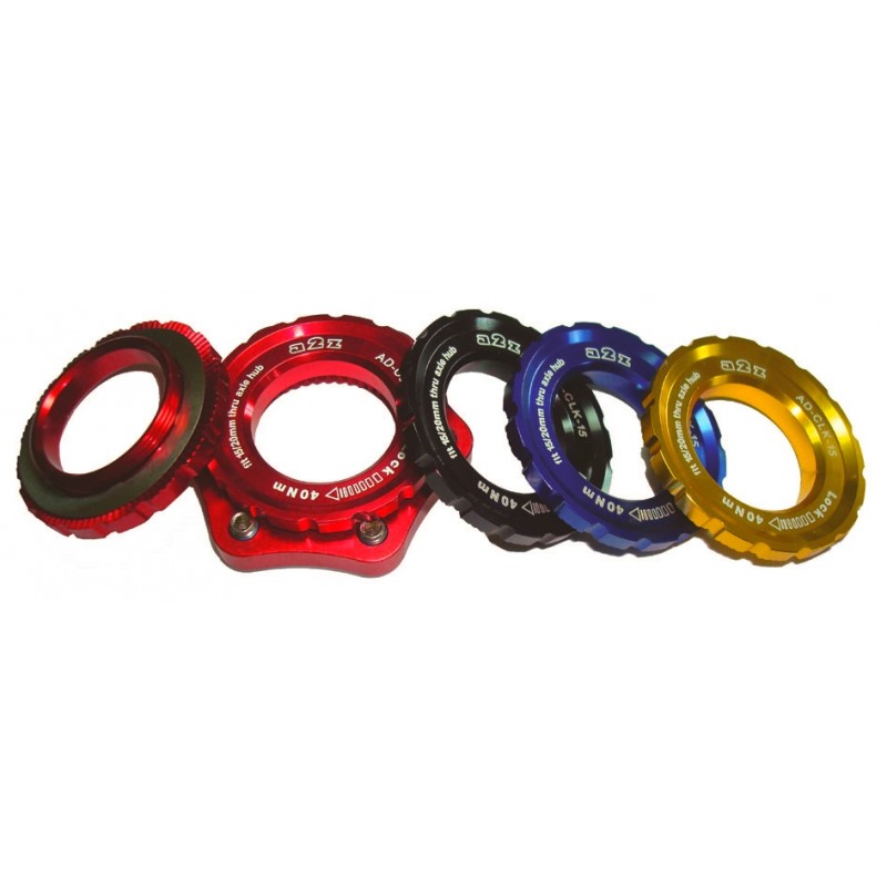 Adapter a2z centerlock IS 15/20mm czerwo