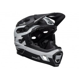 Kask full face BELL SUPER DH MIPS SPHERICAL fasthouse stripes matte black white (NEW)