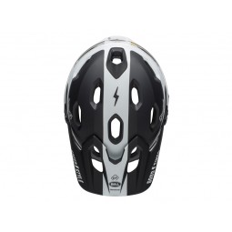 Kask full face BELL SUPER DH MIPS SPHERICAL fasthouse stripes matte black white (NEW)