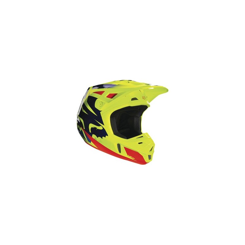 KASK FOX V-2 RACE BLUE/YELLOW