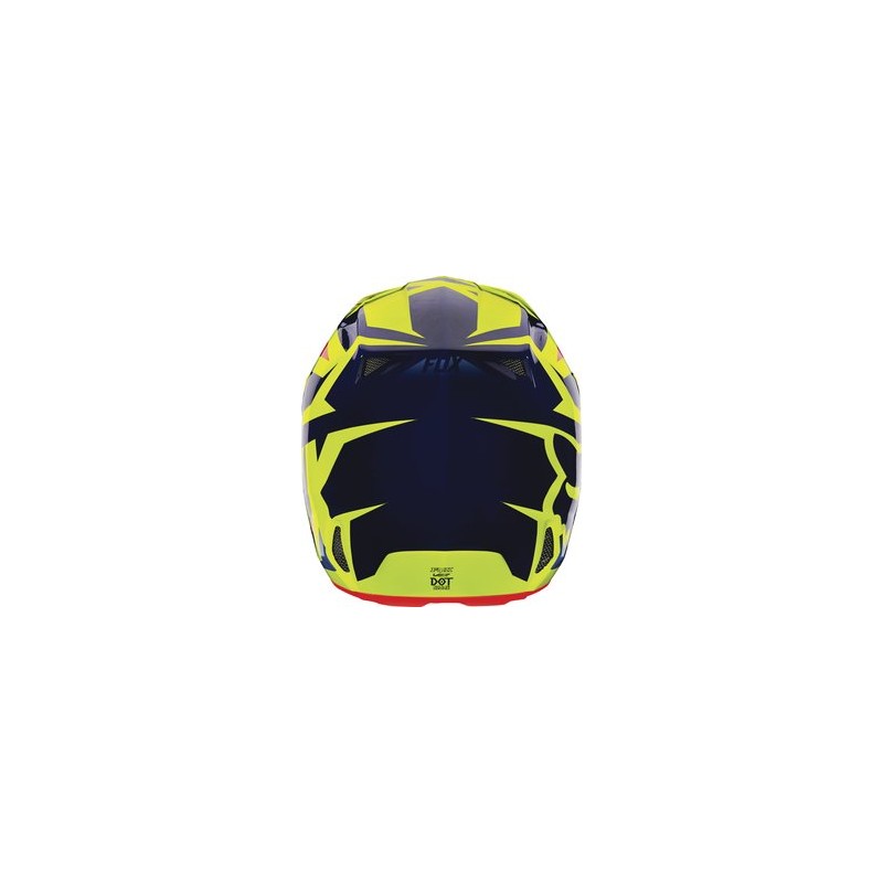 KASK FOX V-2 RACE BLUE/YELLOW