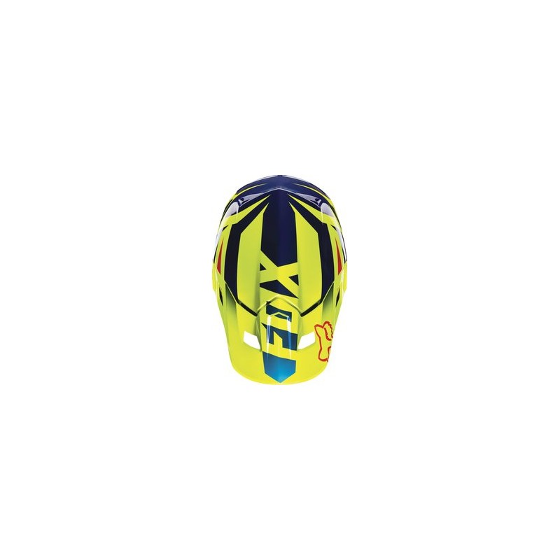 KASK FOX V-2 RACE BLUE/YELLOW
