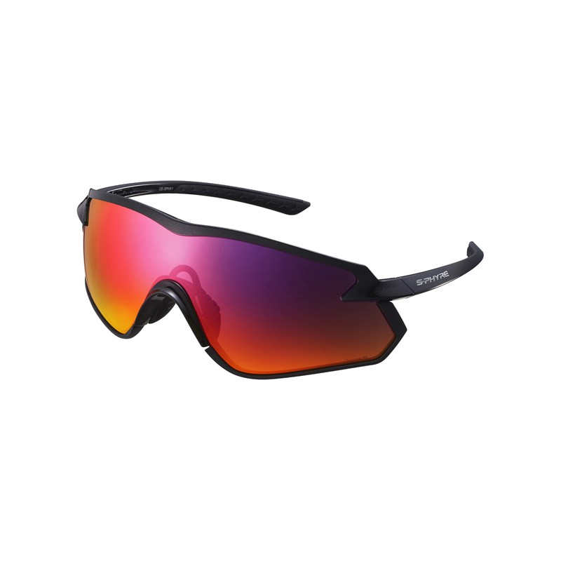 Okulary S-Phyre Met Black Polarized Grey Red