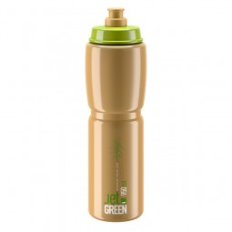 Elite Bidon Jet Green Brown White logo 950ml