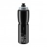 Elite Bidon Jet Black Grey logo 950ml