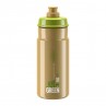 Elite Bidon Jet Green Brown White logo 550ml