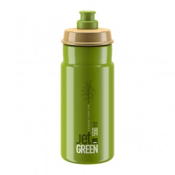 Elite Bidon Jet Green Olive White logo 550ml