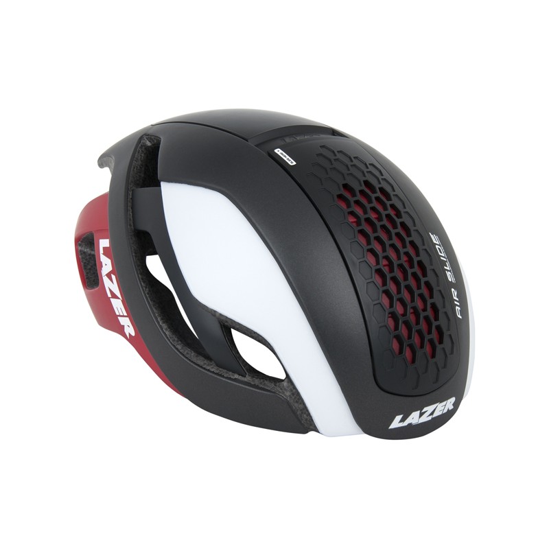 Lazer Kask Bullet Matte Black White Red L