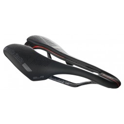 Siodło SELLE ITALIA SLR BOOST KIT CARBONIO SUPERFLOW S (id match - S3) carbon/keramic 7x9, fibra-tek, czarne (DWZ)