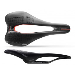 Siodło SELLE ITALIA SLR BOOST KIT CARBONIO SUPERFLOW L (id match - L3) carbon/keramic 7x9, fibra-tek, czarne (DWZ)