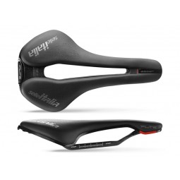 Siodło SELLE ITALIA FLITE BOOST SUPERFLOW KIT CARBONIO S (id match - S3) carbon/keramic 7x9, fibra-tek, czarne (DWZ)