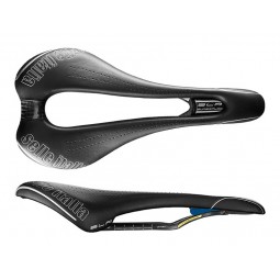 Siodło SELLE ITALIA SLR KIT CARBONIO SUPERFLOW L (id match - L3) carbon +10mm 7x9, fibra-tek, czarne (NEW)