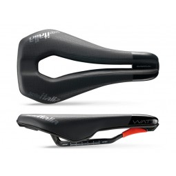 Siodło SELLE ITALIA WATT SUPERFLOW KIT CARBONIO (id match - U3) carbon/keramic 7x9, fibra-tek, czarne (NEW)