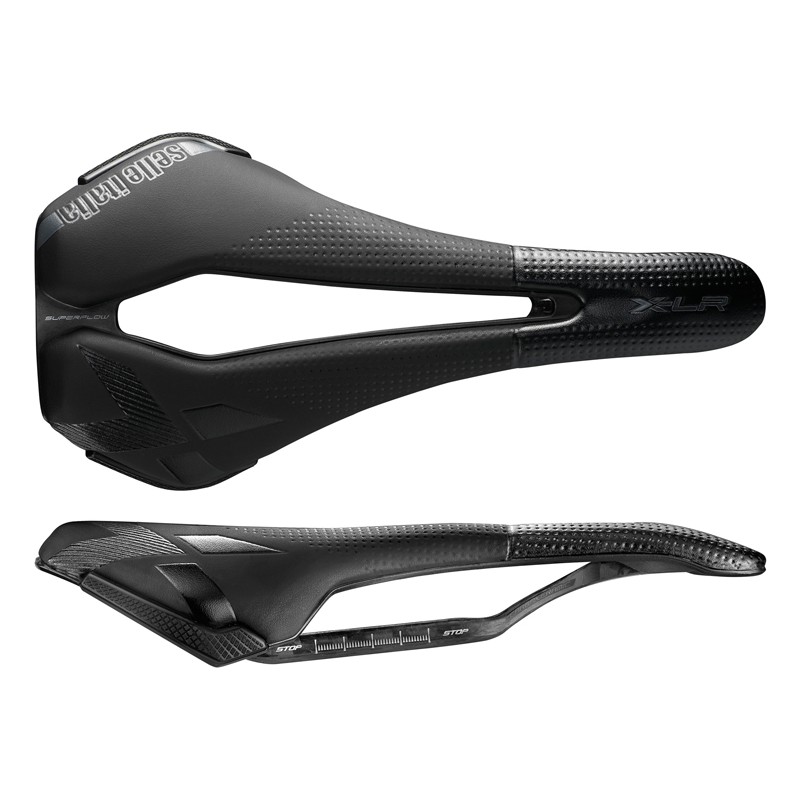 Siodło SELLE ITALIA X-LR KIT CARBONIO SUPERFLOW S (id match - S3) carbon/keramic 7x9, fibra-tek, 130g czarne (NEW)