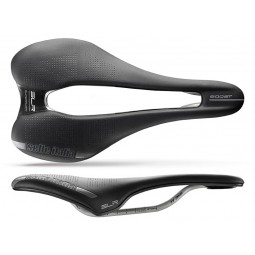 Siodło SELLE ITALIA SLR BOOST SUPERFLOW L (id match - L3) ti 316 tube 7, fibra-tek, czarne (NEW)