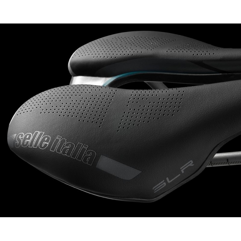 Siodło SELLE ITALIA SLR BOOST GRAVEL SUPERFLOW L (id match - L3) ti 316 tube 7, fibra-tek, czarne (NEW)