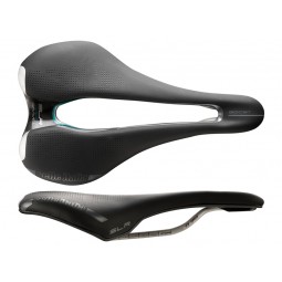 Siodło SELLE ITALIA SLR BOOST GRAVEL SUPERFLOW S (id match - S3) ti 316 tube 7, fibra-tek, czarne (NEW)