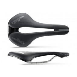 Siodło SELLE ITALIA FLITE BOOST SUPERFLOW S (id match - S3) TI 316 Tube 7, fibra-tek, czarne (NEW)