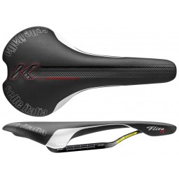 Siodło SELLE ITALIA FLITE KIT CARBONIO L (id match - L1) carbon/keramic 7x9, fibra-tek, 180g czarne (DWZ)