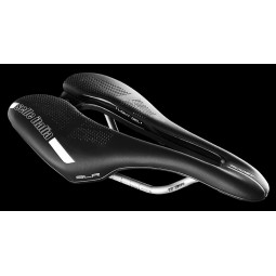 Siodło SELLE ITALIA SLR BOOST LADY SUPERFLOW L (id match - L3) ti 316 tube 7, fibra-tek, czarne (NEW)