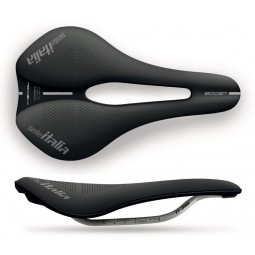 Siodło SELLE ITALIA NOVUS EVO BOOST SUPERFLOW L (id match - L3) TI 316 tube 7, fibra-tek, czarne (NEW)