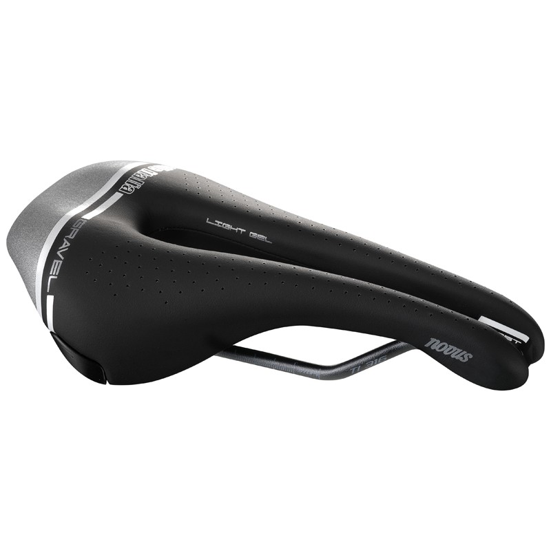 Siodło SELLE ITALIA NOVUS BOOST GRAVEL TECH SUPERFLOW L (id match - L3) TI 316 Tube 7, fibra-tek, 260g czarno-szary (DWZ)