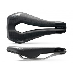Siodło SELLE ITALIA WATT GEL SUPERFLOW (id match - U3) TI 316 Tube 7, duro-tek, czarne (NEW)