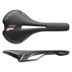Siodło SELLE ITALIA FLITE FRICTION FREE FLOW L (id match - L2) titanium 7, fibra-tek, 205g czarne (DWZ)
