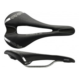 Siodło SELLE ITALIA MAX SLR GEL SUPERFLOW L (id match - L3) TI 316 Tube 7, fibra-tek, 280g czarne (NEW 2021)