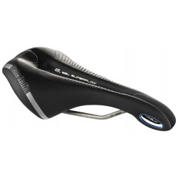 Siodło SELLE ITALIA MAX FLITE E-BIKE GEL SUPERFLOW L (id match - L3) TI 316 Tube 7, fibra-tek - Mokka, 320g czarno-niebieski (DW