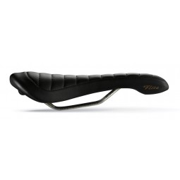 Siodło SELLA ITALIA FLITE BONNIE TI 316 Tube 7 skórzane czarne 230g (NEW)