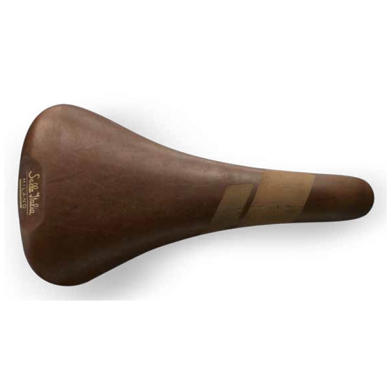 Siodło SELLA ITALIA FLITE BULLITT TI 316 Tube 7 skórzane brązowy 230g (NEW)