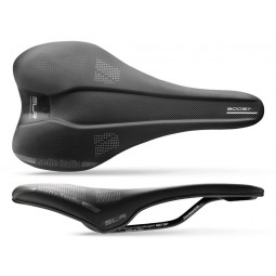 Siodło SELLE ITALIA SLR BOOST TM S (id match - S1) manganese tube 7, duro-tek, soft touch, czarne (NEW)