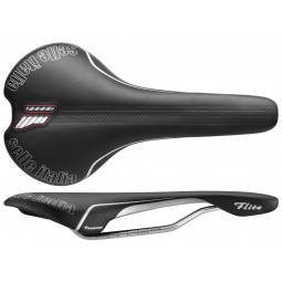 Siodło SELLE ITALIA FLITE L (id match - L1) TI 316 tube 7, fibra-tek, 220g czarne (DWZ)