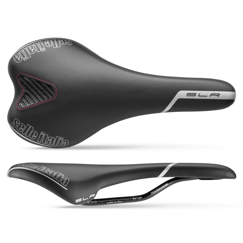 Siodło SELLE ITALIA SLR TM S (id match - S1) manganese tube 7, duro-tek, czarne (NEW)