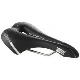 Siodło SELLE ITALIA DIVA GEL SUPERFLOW S (id match - S3) TI 316 Tube 7, fibra-tek, 275g czarne (NEW)
