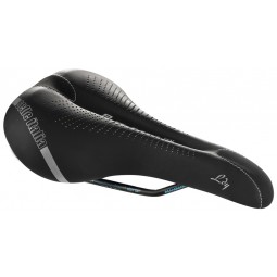 Siodło SELLE ITALIA LADY E-BIKE GEL FLOW L (id match - L2) Manganese Tube 7, fibra-tek - Mokka, 310g czarno-niebieski (DWZ)
